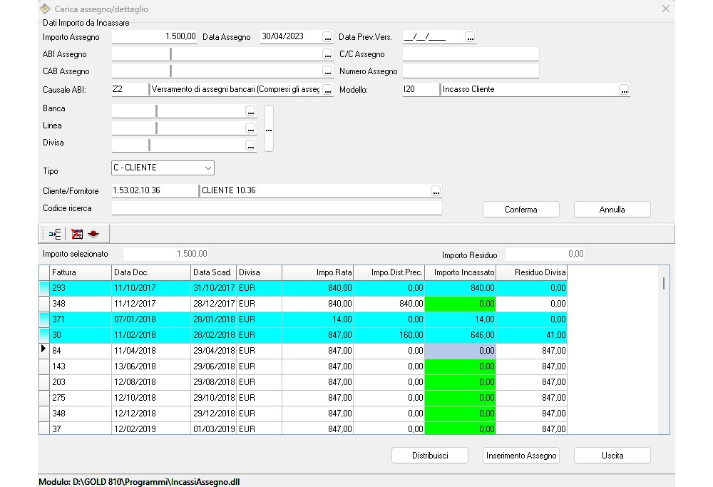 Gestione-assegni Gestione-assegni
