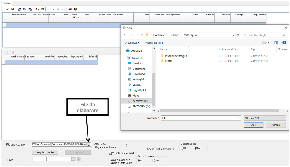 Acquisizione-distinta-portafoglio